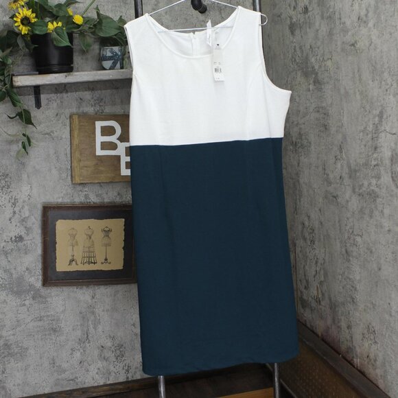 NWT Ny Collection Womens Plus Size 3/4 Sleeve Jacket and Dress Mallard Green 16W - Picture 5 of 10